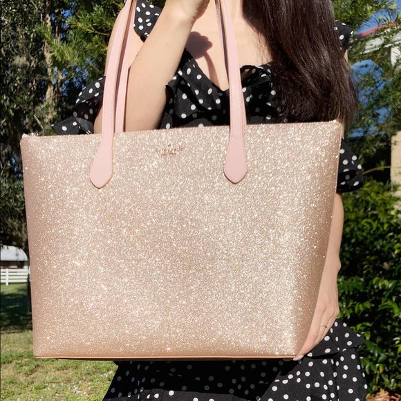 NWT๐๐-Kate Spade โ ๏ธ Joeley Penny Tote Rose Gold - Picture 3 of 7